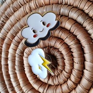 NEW Cloud Themed Enamel Pin Set